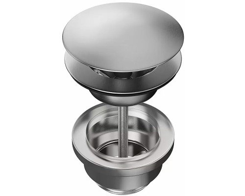 Донный клапан Kerama Marazzi click-clack Нержавеющая сталь