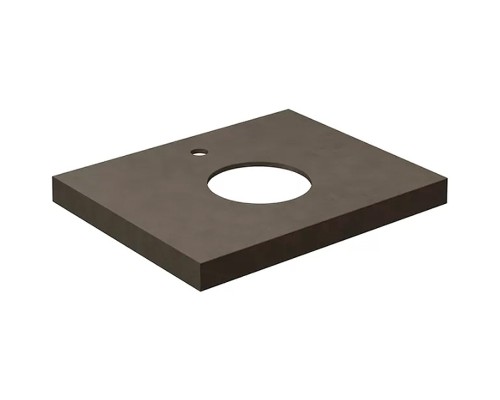 Столешница под раковину Kerama Marazzi Canaletto Про Чементо 60 CN60.DD507020R Коричневая темная матовая