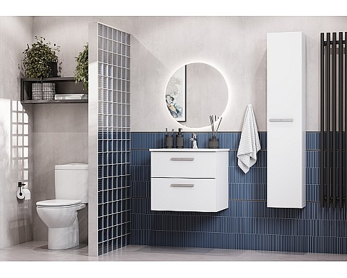 Шкаф пенал Roca Victoria 30 A857564806 подвесной Белый глянец