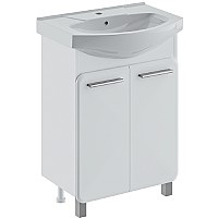 Тумба под раковину Runo Эрика 60 00-00004147 Белая