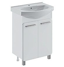 Тумба под раковину Runo Эрика 60 00-00004147 Белая