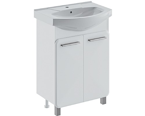 Тумба под раковину Runo Эрика 60 00-00004147 Белая