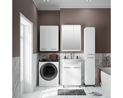 Тумба под раковину Runo Эрика 60 00-00004147 Белая