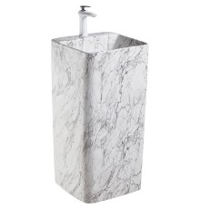 Раковина SantiLine 42 SL-4005MM Мрамор матовый