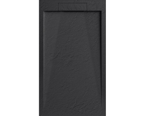 Душевой поддон из искусственного камня Esbano Luxe ESP-LX108B 100x80 ESPLX 108B Черный матовый