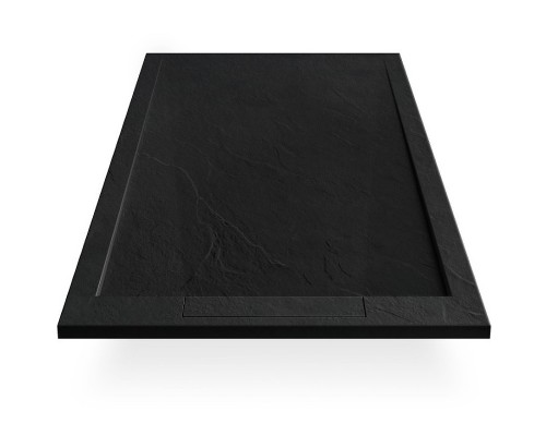 Душевой поддон из искусственного камня Esbano Luxe ESP-LX108B 100x80 ESPLX 108B Черный матовый