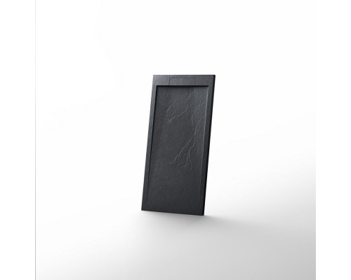 Душевой поддон из искусственного камня Esbano Luxe ESP-LX108B 100x80 ESPLX 108B Черный матовый