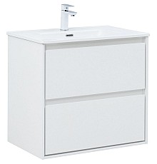 Тумба под раковину Aquanet Милан 70 336368 подвесная Белый глянец