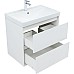 Тумба под раковину Aquanet Милан 70 336368 подвесная Белый глянец