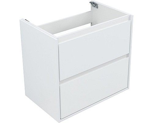 Тумба под раковину Aquanet Милан 70 336368 подвесная Белый глянец