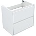 Тумба под раковину Aquanet Милан 70 336368 подвесная Белый глянец