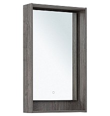 Зеркало Aquanet Милан 50 336392 с подсветкой Дуб рошелье с сенсорным выключателем