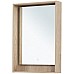 Зеркало Aquanet Милан 60 336403 с подсветкой Дуб светлый с сенсорным выключателем