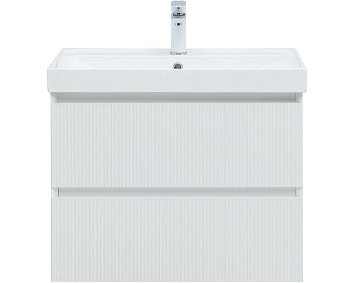 Тумба под раковину Aquanet Альтера 70 337155 подвесная Белая матовая