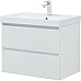 Тумба под раковину Aquanet Альтера 70 337155 подвесная Белая матовая