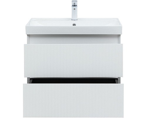 Тумба под раковину Aquanet Альтера 70 337155 подвесная Белая матовая