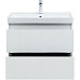 Тумба под раковину Aquanet Альтера 70 337155 подвесная Белая матовая