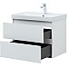 Тумба под раковину Aquanet Альтера 70 337155 подвесная Белая матовая