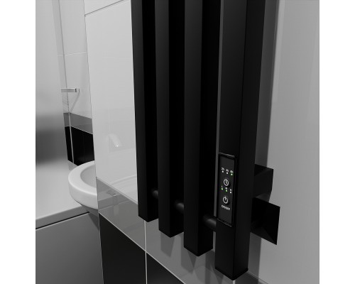 Электрический полотенцесушитель Altasan АргоЛюксПроф 120х21 АргоЛюксПроф12021ЧМ Черный муар