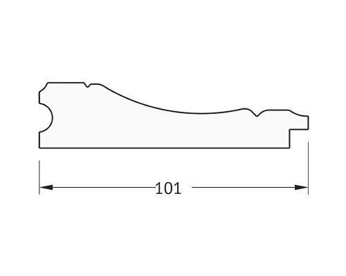 Зеркало Evoform Polygon 79х59 BY 7237 в багетной раме - Вензель серебряный 101 мм