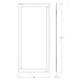 Зеркало Evoform Style 110x50 с зеркальным обрамлением - цвет Бронза