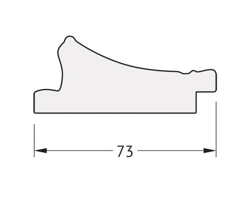 Зеркало Evoform Octagon 58х58 BY 7324 в багетной раме - Медный эльдорадо 73 мм