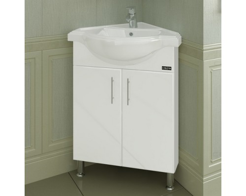 Тумба под раковину СанТа Аврора 60 Белая