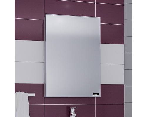 Зеркальный шкаф СанТа Стандарт 50 Белый