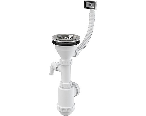 Сифон для кухонной мойки Alcaplast A447P-DN50/40 Белый