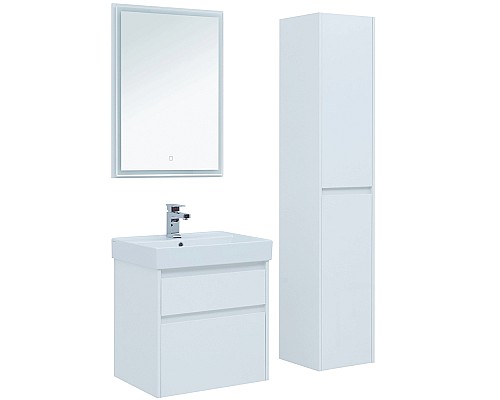 Зеркало Aquanet Nova Lite 60 242620 с подсветкой Белое