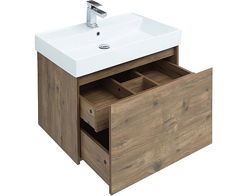 Комплект мебели для ванной Aquanet Nova Lite 75 254217 подвесной Дуб рустикальный