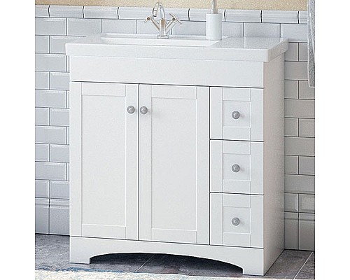 Тумба под раковину Corozo Техас 80 SD-00000323 Белая