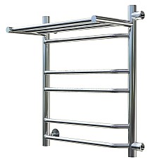 Водяной полотенцесушитель Тругор Браво 3 П ПМ R 60x50 с полкой Хром