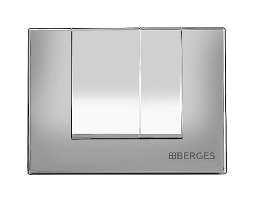 Клавиша смыва Berges Novum S2 040042 Хром матовый Клавиша смыва Berges Novum S2 040042 Хром матовый
