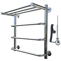 Электрический полотенцесушитель Тругор Идеал 1 элТЭН 60x50 с полкой Хром