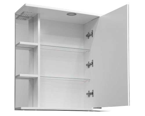 Зеркальный шкаф Stella Polar Концепт Лаура 70/С R SP-00000058 с подсветкой Белый