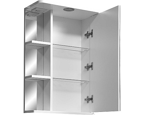 Зеркальный шкаф Stella Polar Концепт Нелея 55/С R SP-00000043 с подсветкой Белый