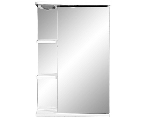 Зеркальный шкаф Stella Polar Концепт Нелея 55/С R SP-00000043 с подсветкой Белый