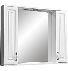 Зеркало со шкафом Stella Polar Кармела 100 SP-00000187 с подсветкой Ольха белая