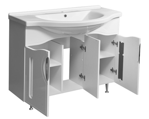 Тумба под раковину Stella Polar Сильва 100 SP-00000204 Белая