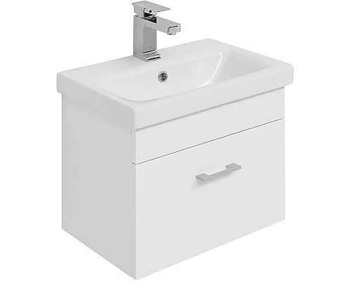 Тумба с раковиной Aquanet Нота 50 254064 подвесная Белая