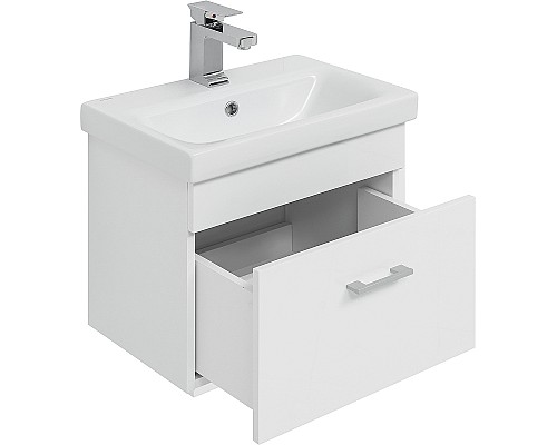 Тумба с раковиной Aquanet Нота 50 254064 подвесная Белая