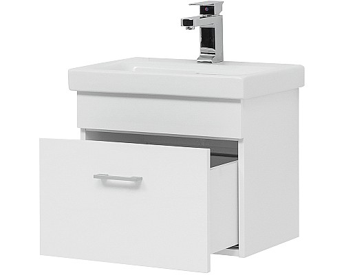 Тумба с раковиной Aquanet Нота 50 254064 подвесная Белая
