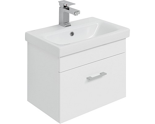Тумба с раковиной Aquanet Нота 50 254064 подвесная Белая
