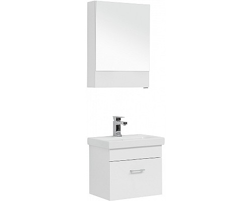 Тумба с раковиной Aquanet Нота 50 254064 подвесная Белая