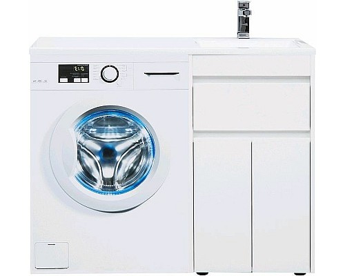 Тумба с раковиной Aquanet Токио 110 R 239207 Белая