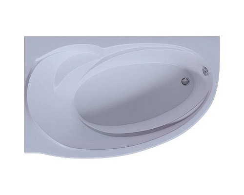 Акриловая ванна Aquatek Бетта 150x95 L BET150-0000076 без гидромассажа без панелей с каркасом (разборный) со слив-переливом
