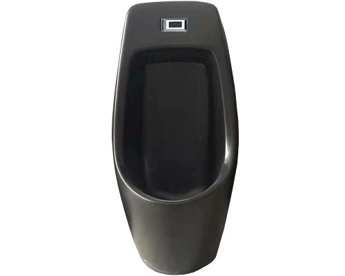 Писсуар SantiLine SL-6002MB Черный матовый с сенсорным смывом