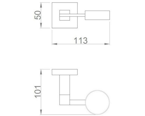 Мыльница Nofer Barcelona 16911.В Хром