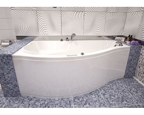 Акриловая ванна Aquanet Palma 170x90 L 205737 без гидромассажа Акриловая ванна Aquanet Palma 170x90 L 205737 без гидромассажа